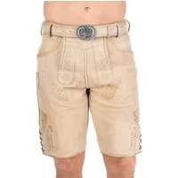 Hammerschmid Trachtenlederhose Lederhose Herren kurz - PARSDORF - beige braun