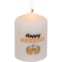 Out of the Blue Stumpenkerze Stumpenkerze, Happy Biersday