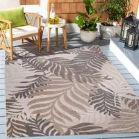Sanat Teppich Floral Outdoor, rechteckig, Höhe: 6 mm, In- und Outdoor geeignet, florales Design, Balkon, Terasse