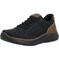 Rieker Sneaker Schnürschuh, Halbschuh mit Kontrastbesatz, schmale Form
