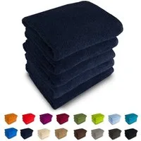 MatratzenL.A.B® Handtücher Rimini 500 g/m² Blauer Schwan®, Gästetuch 30x50 cm,Handtuch 50x100 cm,Duschtuch70x140 cm,Badematte