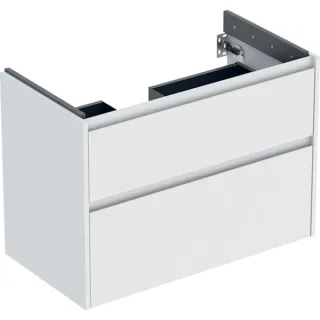 Geberit Renova Plan Unterschrank für Waschtisch, mit zwei Schubladen: 84.6x60.6x44.6cm, 504031001 504031001