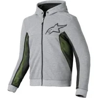 Alpinestars Motorradjacke Alpinestars Chrome Air Sport Hoodie Grau / Schwarz motorradjacke herren