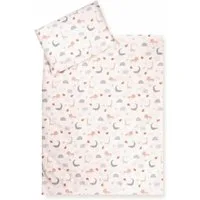 Julius Zöllner Kinderbettwäsche Baby- und Kinderbettwäsche aus 100% Bio-Baumwolle, Linon, 2 teilig, erhältlich in den Größen 80x80+35x40cm und 100x135+40x60cm