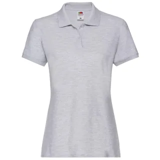 Fruit of the Loom - "Premium" Poloshirt für Damen (Heidekraut Grau)