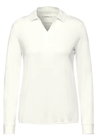 CECIL - Langarmshirt weiß - Gr. - XXL