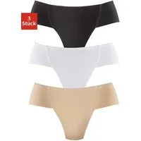 petite fleur by Lascana Formstring (3er-Pack) shape wear, unifarben, Baumwollmischung