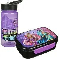 Scooli Lunchbox Monster High, (Set, 2-tlg), mit Trinkflasche