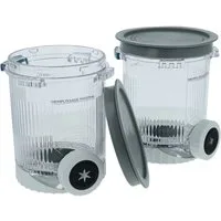 vhbw Auffangbehälter passend für Ninja Creami Swirl NC701EU, NC700 Eismaschine