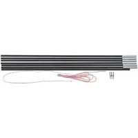 BasicNature Zeltstange BasicNature Fiberglaszeltstange 4 m Ø 7,9 mm 7 Segmente, BasicNature Fiberglaszeltstange - 4 m x 7,9 mm 7 Segmente