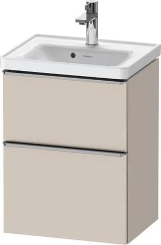 Duravit D-Neo Waschtischunterbau wandhängend Taupe Matt 484x372x625 mm - DE4350070910000 DE4350070910000