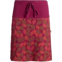 Vishes Jerseyrock knielang Baumwolle Blumen-Muster breiter Bund mit Kordel-Zug Taschen Alternative Bekleidung, Ethno, Hippie, Retro Style