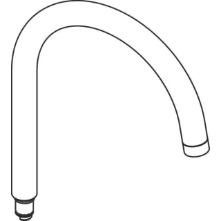 hansgrohe Auslauf Axor Uno 2 Spültischmischer 97886800 steel