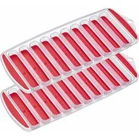 WESTMARK Eiswürfelform 2 Stück, zum Herstellen von 2x 10 Eisflaschen-Sticks, Stixx