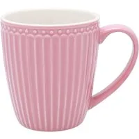 Greengate Becher Alice Becher mit Henkel dusty rose 0,4 l, Steingut