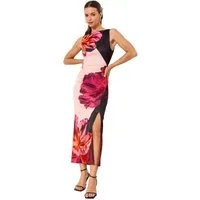 LIPSY Maxikleid Lipsy Geblümtes Bodycon-Midaxikleid, Kurzgröße (1-tlg)