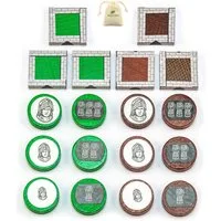 Waldfelsen Spiel – 5-6 Spieler Erweiterung passend für Die Siedler von Catan Holz, Spielmaterial, Verschiedene Sets