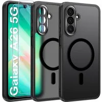 MSM Handyhülle Hülle + 2X Schutzglas für Samsung Galaxy A26 5G Panzerfolie MagSafe 9H