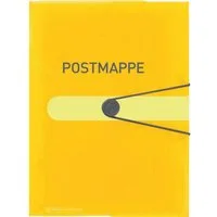 Herlitz Organisationsmappe herlitz Postmappe DIN A4 gelb (Packung, 1-St., 1 Stück), ausreichend Platz für deine Papiere