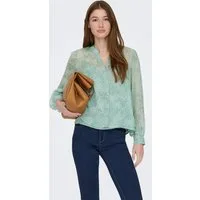 ONLY Langarmbluse ONLTESSA ELIZA L/S SHIRT WVN CS Kunstfaser, regular fit