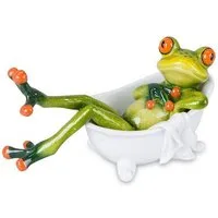 formano Dekofigur Formano Frosch in der Badewanne