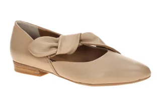 Everybody 19495F2399 GL814 BULBOLA Damen Ballerinas taupe-braun Echtleder