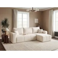 Labett Ecksofa mit Schlaffunktion & Bettkasten PIANO L-Form