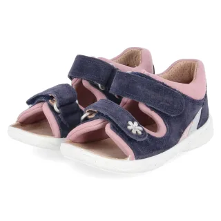 Superfit Sandalen POLLY - Gr. 19 - Blau - Leder & Textil