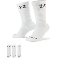 Nike Funktionssocken U J ESSENTIAL CREW 3PR - 144 für sportliche Aktivitäten, mit Dämpfung, stützende Passform