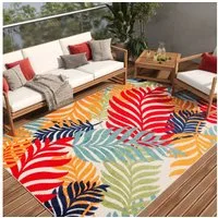 Tapiso Outdoorteppich PATIO, rechteckig, Höhe: 6 mm, In- & Outdoorteppich, Pflegeleicht für Garten, Terrasse, Balkon, Küche