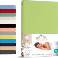 livessa Spannbettlaken Jersey Spannbettlaken Bettlaken Baumwolle weich Rundumgummi, Jersey, Gummizug: Rundumgummizug, In 9 Größen und vielen Farben erhältlich aus 100% Baumwolle