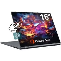 MENGHU 2-in-1 Convertible Laptop 16 Zoll Touch-Screen 32GB RAM 1152GB SSD Notebook (Intel Celeron N5095, Intel UHD Graphics, 16 GB, 640 GB SSD, 4-core CPU)