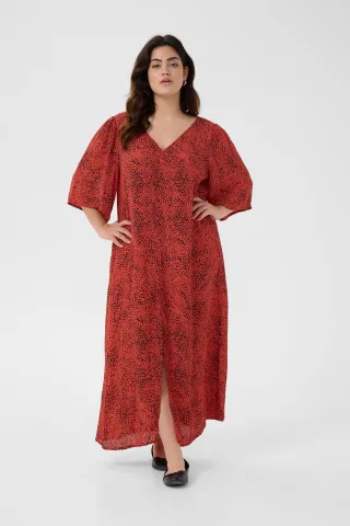 Kleid A-shape Grenadine Graphic Animal multicolour
