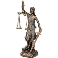Figuren Shop GmbH Dekofigur Justitia Figur - Göttin mit Waage - Veronese Göttin der Gerechtigkeit