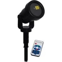 näve LED Gartenleuchte Projektor, LED fest integriert, Laser, Effektbeleuchtung Außenerdspieß, div. Programme, Farbspiel rot/grün