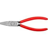 Flachzange 20 01 160, Greifzange rot, gezahnte Griffflächen