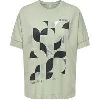 ONLY Kurzarmshirt ONLJANY S/S O-NECK PRINT TOP BOX JRS Viskosemischung, regular fit, Rundhals