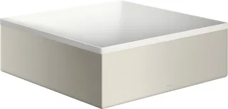 Hansgrohe Aufsatzwaschtisch AXOR Suite Basins&Bathtubs 285x285mm o.Hl.Ül weiss/edelstahl optic, 4200 42002800