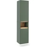 Vicco Hochschrank Viola, Grün/Artisan, 38 x 170 cm mit 2 Türen (1-St)