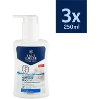 Salthouse Flüssigseife Totes Meer Antibakterielle Arztseife Sensitiv 250ml, 3-tlg.