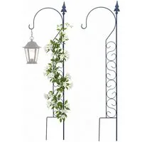 relaxdays Rankgitter Rankhilfe mit Schäferstab, 2 St., 2er Pack
