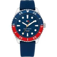 Tommy Hilfiger Quarzuhr OCEANIC 1792200, Armbanduhr, Herrenuhr, Silikonarmband, analog
