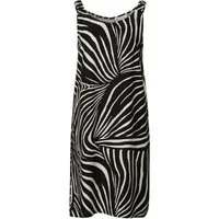 STREET ONE Sommerkleid Knielanges Kleid mit gerafften Trägern