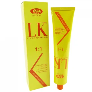 Lisap LK Cream Color Haircolor Coloration Haar Farbe Creme permanent 100ml - 07/58 AA Medium Red Violet Blonde / Violett Rotblond