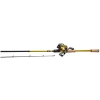 Kinetic Baitcasterrute HELLCASTER BC CL TRIGGER Combo SET - 210cm 240cm 270cm, (2-tlg., Baitcastrute, Baitcastrolle), Präzises magnetisch-mechanisches Dämpfungssystem