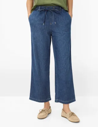 Brax Damen Culotte Style MAINE S USED STONE BLUE, denim blau, Gr. 36