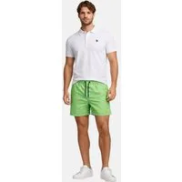 U.S. Polo Assn. Badeshorts Schwimmshorts USMilan – Herren Shorts mit Allover-Logo-Design Allover-Logo-Print, zwei Eingrifftaschen, verstellbare Bindekordel