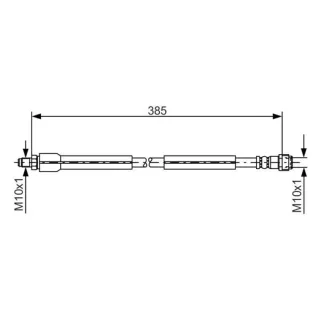 Bosch Bremsschlauch vorne Mercedes Cls E-Klasse S-Klasse 1987476949