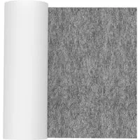 Clanmacy Möbelfuß Filz selbstklebend 50x150cm, Filzgleiter Selbstklebend Grau