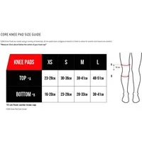 Core Action Sports Protektoren-Set Core Protection Street Knee Pads Knieschoner rot/schwarz XS